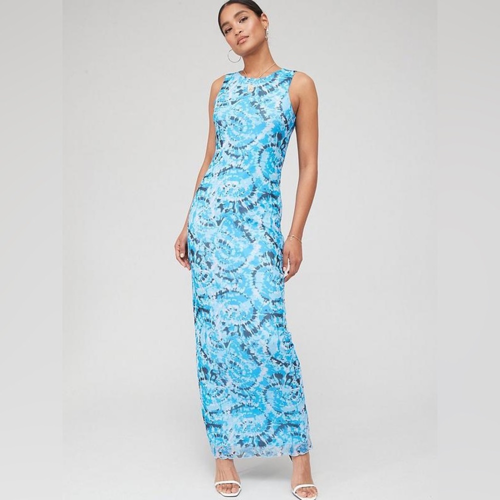 Something New Serena Tight Dress Bar Maxi dress Malibu Blue Women’s M